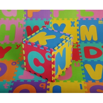 Litery Piankowe  Puzzle piankowe EVA mata dla dzieci JC-679C1